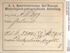 Etiketten zu Galenit (NHMW-MIN-Ak397)